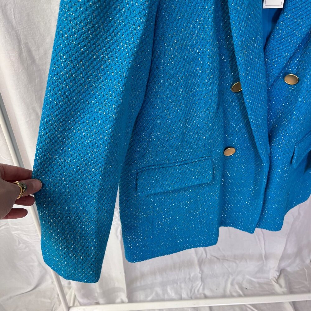L'AGENCE Riva Oversized Knit Blazer 16 NWT - Picture 7 of 10
